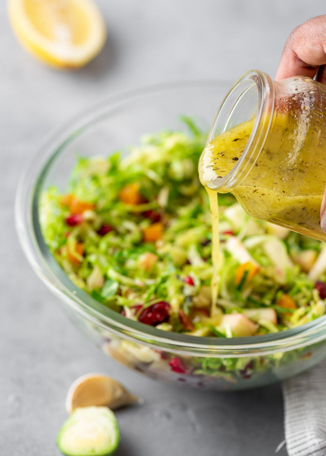 “Thyme Garlic Lemon Salad Dressing”