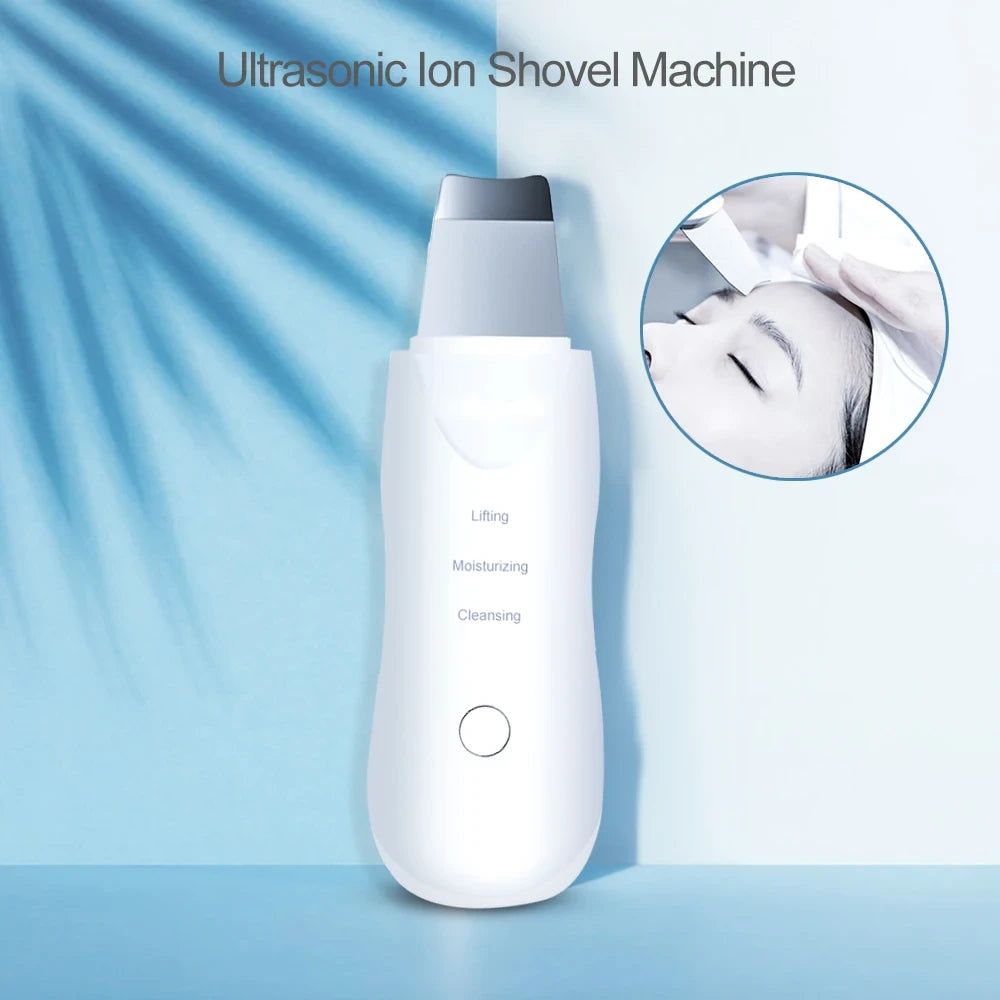 Ultrasonic Facial Skin Scrubber
