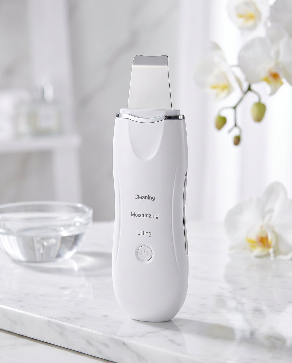 Ultrasonic anti-aging scrubber