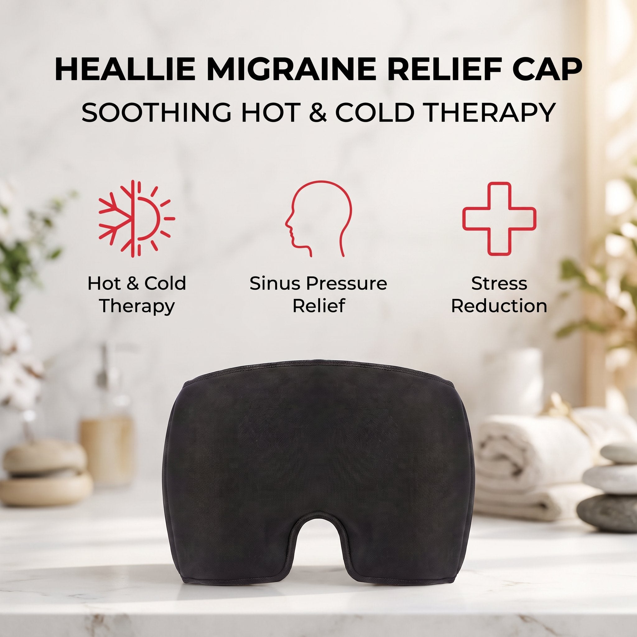 Heallie migraine relief ice wrap